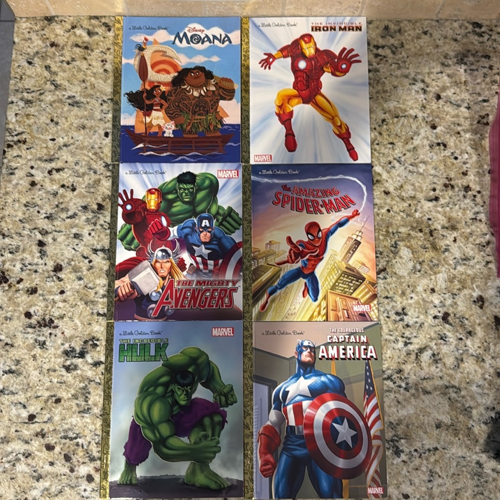 Golden Books, set of 6
